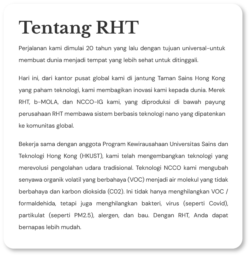 Tentang RHT